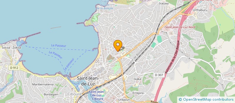 localisation de l'entreprise INDIVISION SENECHAL à SAINT-JEAN-DE-LUZ