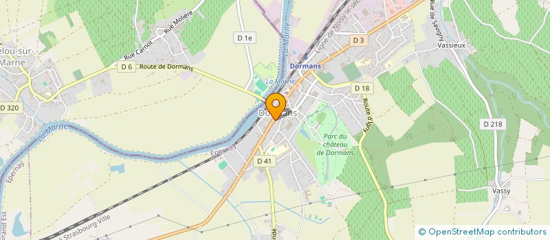 localisation de l'entreprise INDIVISION SENECLAUZE  DORMANS