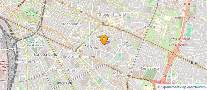 localisation de l'entreprise INDIVISION SENTHILNATHAN - SANCHEZ  LYON