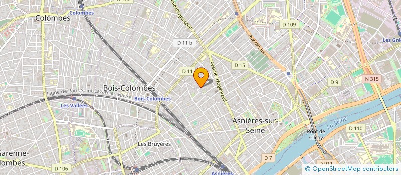 localisation de l'entreprise INDIVISION SERAPHIN  ASNIERES-SUR-SEINE