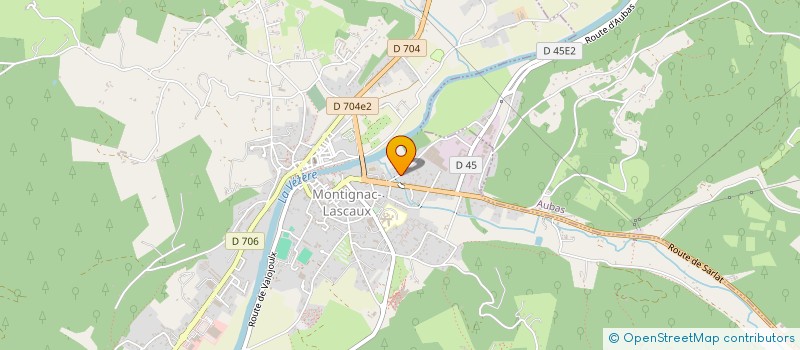 localisation de l'entreprise INDIVISION SERET CHARLOTTE ET BRIEL PHILIPPE  MONTIGNAC-LASCAUX