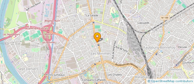 localisation de l'entreprise INDIVISION SERGE ALEXANDRINO ALICE CARLADOIUS  TOULOUSE