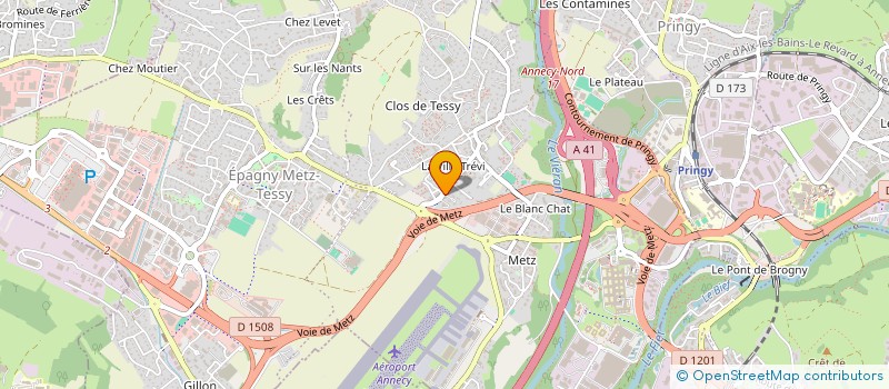 localisation de l'entreprise INDIVISION SERIGNAT  EPAGNY METZ-TESSY