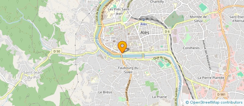 localisation de l'entreprise INDIVISION SERPENTE FLORENT . LUCCHESI MARIE  ALES