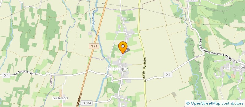 localisation de l'entreprise INDIVISION SERPIN  LACASSAGNE