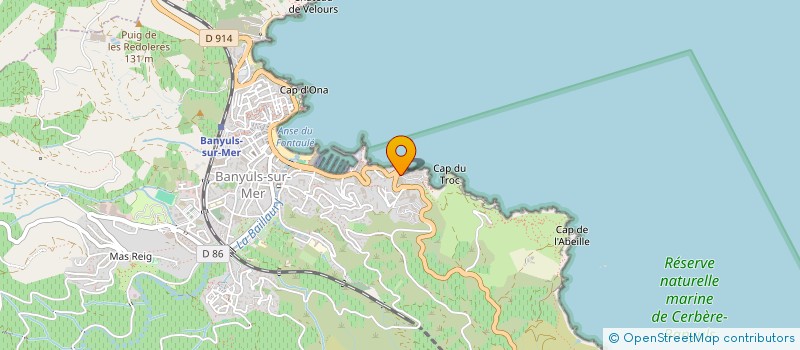 localisation de l'entreprise INDIVISION SERRANO  BANYULS SUR MER