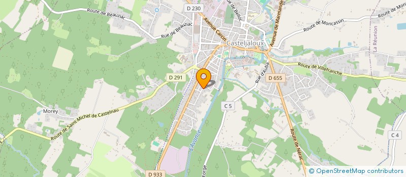 localisation de l'entreprise INDIVISION SERRES  CASTELJALOUX
