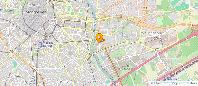 localisation de l'entreprise INDIVISION SERRES BERNEDE à MONTPELLIER