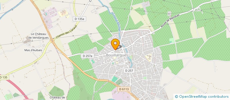 localisation de l'entreprise INDIVISION SERROUL FRERES à BOUILLARGUES