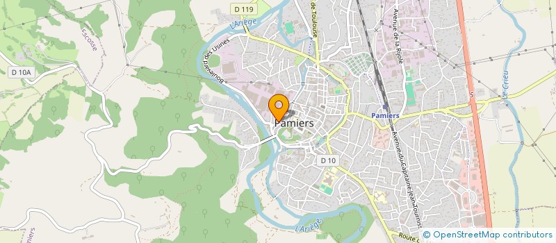 localisation de l'entreprise INDIVISION SERUGENDO-LAFONT à PAMIERS