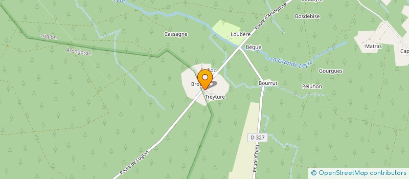 localisation de l'entreprise INDIVISION SERVAIN  LUGLON