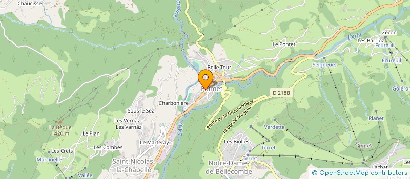 localisation de l'entreprise INDIVISION SESPLUGUES  FLUMET