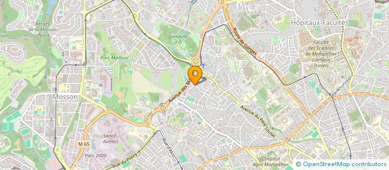 localisation de l'entreprise INDIVISION SEVESTRE VERDU à MONTPELLIER