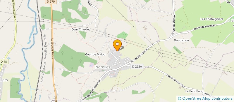 localisation de l'entreprise INDIVISION SEVILLA - LOBEAU  NOROLLES