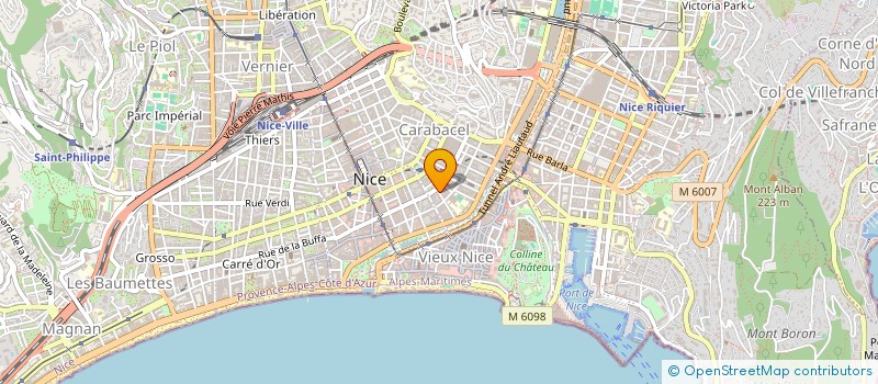 localisation de l'entreprise INDIVISION SEYRAT à NICE