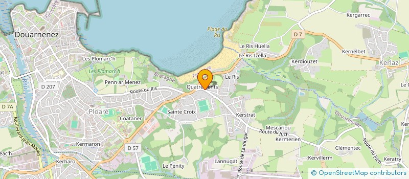 localisation de l'entreprise INDIVISION SEZNEC  DOUARNENEZ