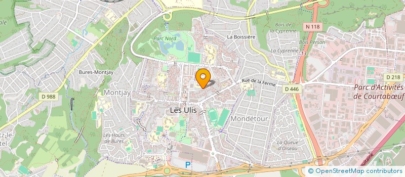 localisation de l'entreprise INDIVISION SGHERRI VIRGILE  LES ULIS