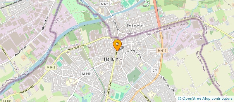 localisation de l'entreprise INDIVISION SHAHBAZYAN VIRABYAN  HALLUIN