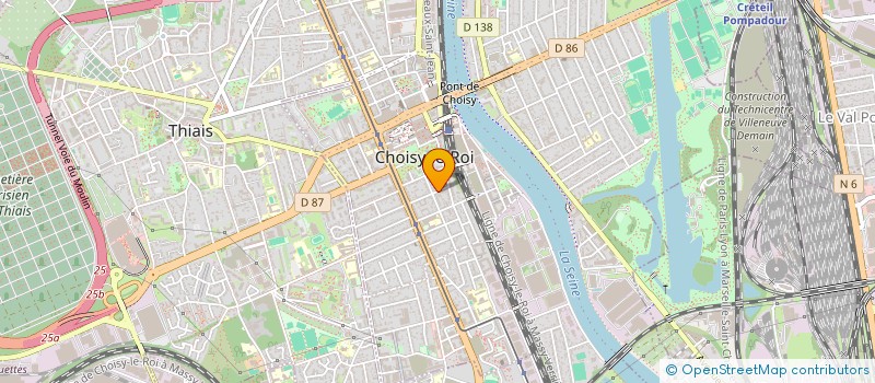 localisation de l'entreprise INDIVISION SHE ET GUO  CHOISY-LE-ROI