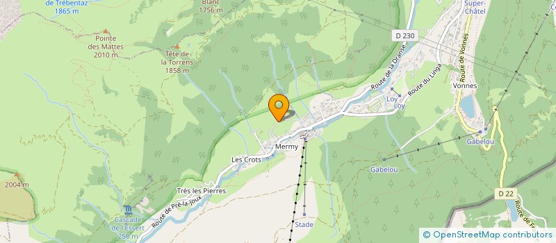 localisation de l'entreprise INDIVISION SHERIDAN  CHATEL