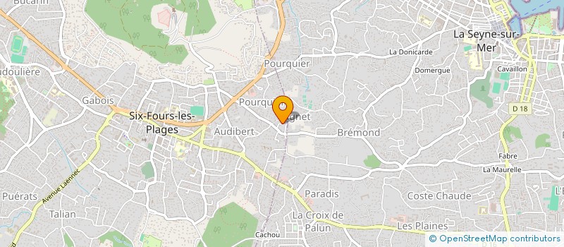 localisation de l'entreprise INDIVISION SIALOU LMNP à SIX-FOURS-LES-PLAGES