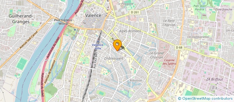 localisation de l'entreprise INDIVISION SIBEUD-MAILLOT à VALENCE