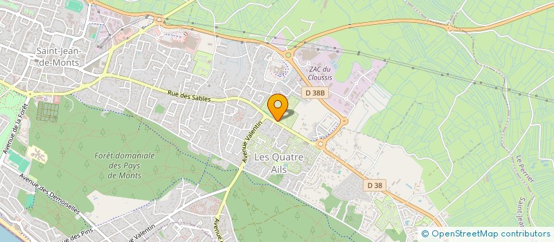 localisation de l'entreprise INDIVISION SICOT-MAILLARD à SAINT-JEAN-DE-MONTS