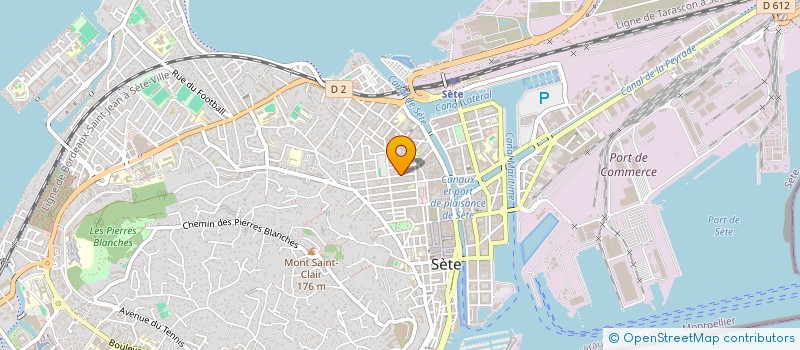 localisation de l'entreprise INDIVISION SICRE  SETE