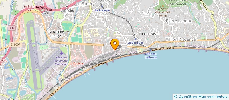localisation de l'entreprise INDIVISION SICULO à CANNES