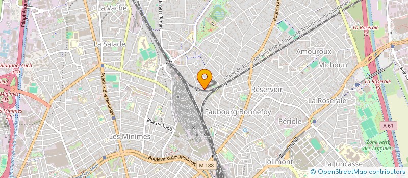 localisation de l'entreprise INDIVISION SILO / BONNEAU à TOULOUSE