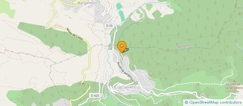 localisation de l'entreprise INDIVISION SILVY GIANNINI  CLAVIERS