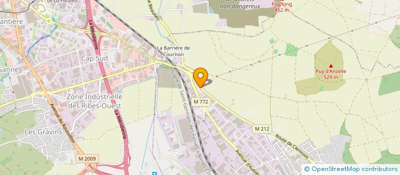 localisation de l'entreprise INDIVISION SIMONE JACQUES VILLEBESSEIX  COURNON D AUVERGNE