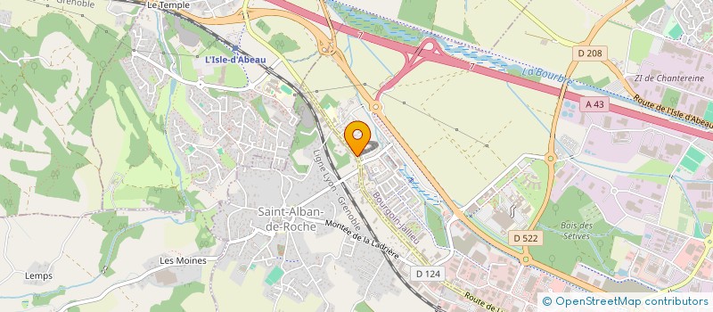 localisation de l'entreprise INDIVISION SIMONET  SAINT-ALBAN-DE-ROCHE