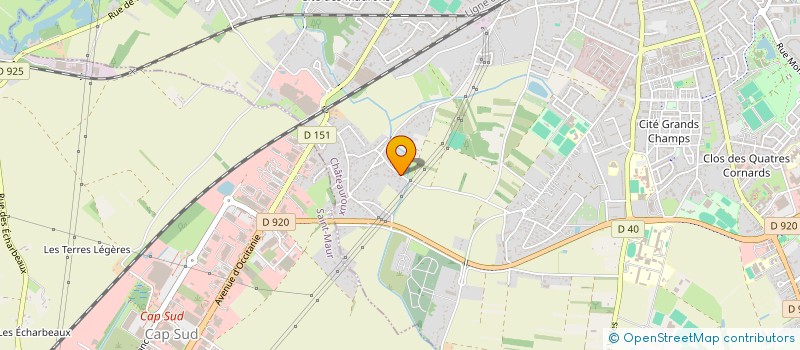 localisation de l'entreprise INDIVISION SIMONET CLAUDINE à CHATEAUROUX