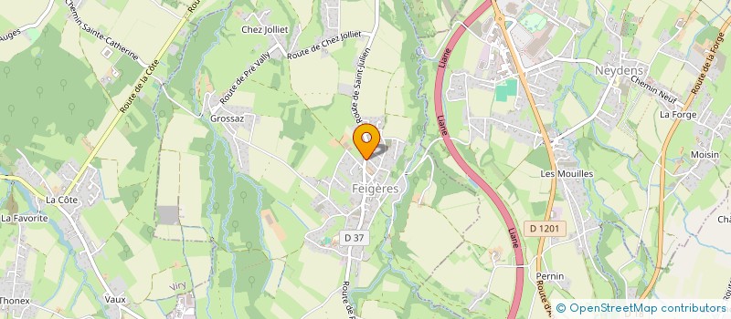 localisation de l'entreprise INDIVISION SIMONIN-HUBER  FEIGERES