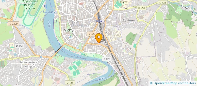 localisation de l'entreprise INDIVISION SIMONNEAU-LESTIEUX à VICHY