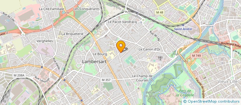 localisation de l'entreprise INDIVISION SIMOULIN FRANCOIS à LAMBERSART
