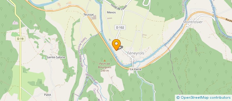 localisation de l'entreprise INDIVISION SINCE  SAINT ANTONIN NOBLE VAL