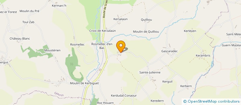 localisation de l'entreprise INDIVISION SINER  GOURIN