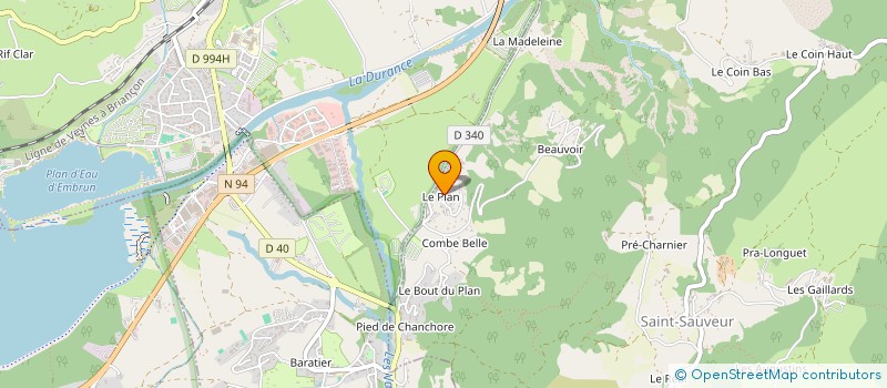 localisation de l'entreprise INDIVISION SINTIVE  LES ORRES