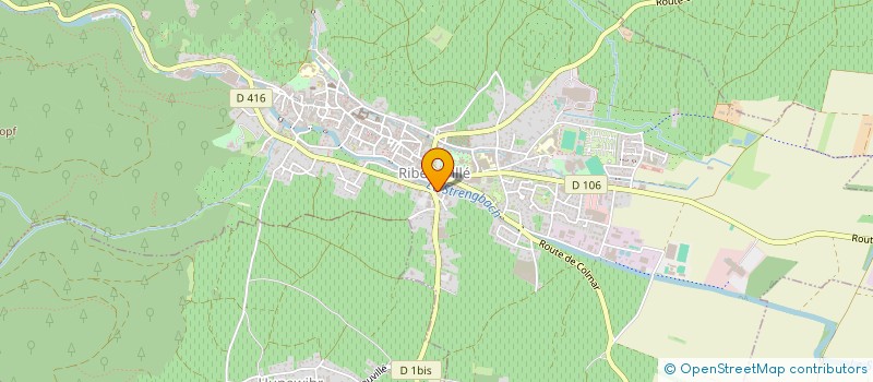 localisation de l'entreprise INDIVISION SIPP ANDREE ET BERNARD  RIBEAUVILLE