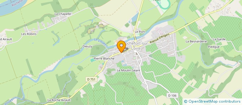 localisation de l'entreprise INDIVISION SIRET  ROCHEFORT-SUR-LOIRE