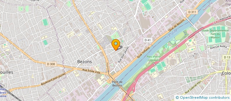 localisation de l'entreprise INDIVISION SIRON PARROD  BEZONS