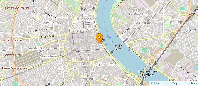 localisation de l'entreprise INDIVISION SIX  BORDEAUX