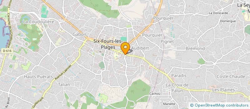 localisation de l'entreprise INDIVISION SIX FOURS à SIX-FOURS-LES-PLAGES
