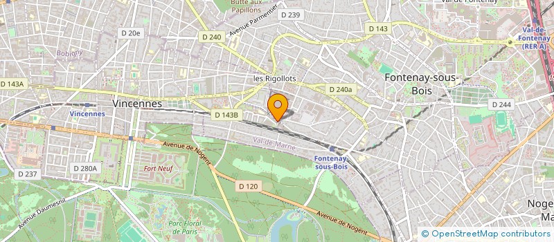 localisation de l'entreprise INDIVISION SMITH - FAGAN à VINCENNES