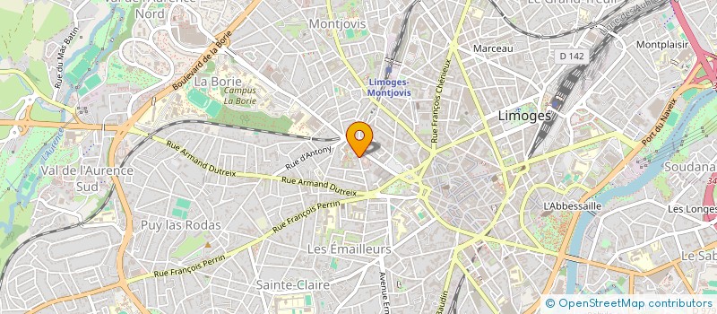 localisation de l'entreprise INDIVISION SO à LIMOGES