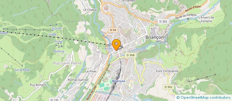 localisation de l'entreprise INDIVISION SOCCODATO  BRIANCON