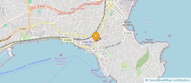localisation de l'entreprise INDIVISION SOLER-GUILLOUX à ANTIBES