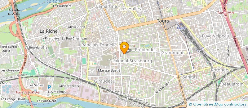 localisation de l'entreprise INDIVISION SOLETCHNIK-GOUNY  TOURS